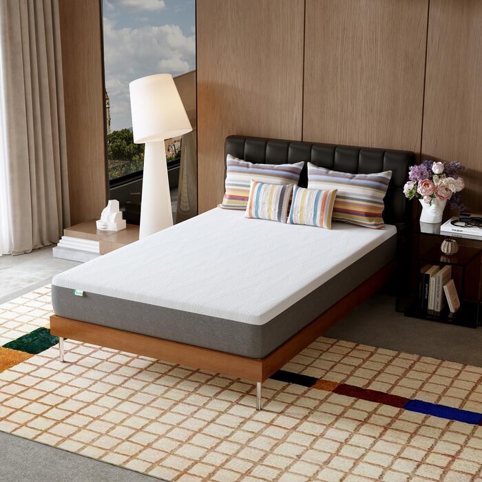 Матрац Novilla 140x200 см, 7-зонний матрац з холодної піни, рівень жорсткості H3 (середньо-жорсткий), висота 20 см, підтримуючий та охолоджувальний комфортний матрац з піни, сертифікований Oeko-TEX, дихаючий, знімний чохол (можна прати при 60C), товщина 2