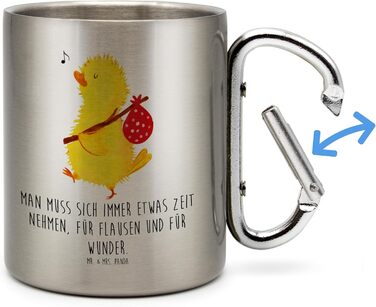 Термос-кухоль &quotМандрівні курчата панди&quot - подарунок, час, Великдень, ізольований кухоль, чашка для чаю, металевий кухоль, привітання, яйце, великодні привітання, нержавіюча сталь, термос-кухоль, щасливий