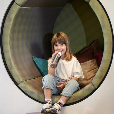 Термос Campus Flip-up - Ізольована пляшка для пиття для дітей - Термос з нержавіючої сталі - Зберігає напої гарячими протягом 4 годин і холодними протягом 12 годин - Без BPA - 350 мл - Людина-павук