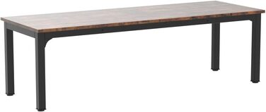 Комп&39ютерний стіл Tribesigns, 200 x 70 x 75 см, подвійний довгий стіл, ПК-стіл, офісний стіл, робочий стіл, обідній стіл, офісні меблі, комп&39ютерний стіл, конференц-стіл для домашнього офісу, рустикальний коричневий