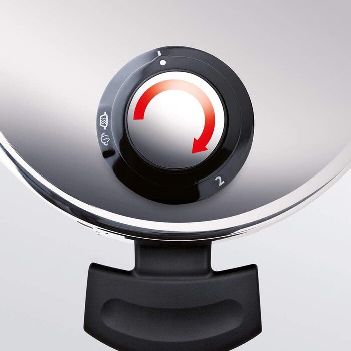 Набір для скороварки Fissler Vitavit Premium / набір для скороварки, 2 частини (6 л і 2,5 л - Ø 22 см) з нержавіючої сталі, скоров