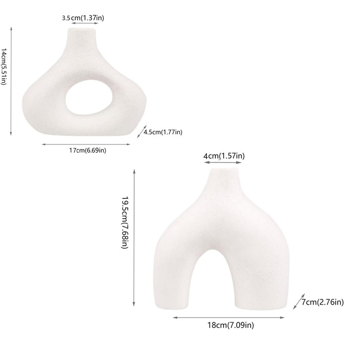 Набір з 2 ваз прикраса,бохо прикраса вітальні,ваза для квітів біла сучасна,вази для вітальні,ванна кімната,стіл,кімната,прикраса