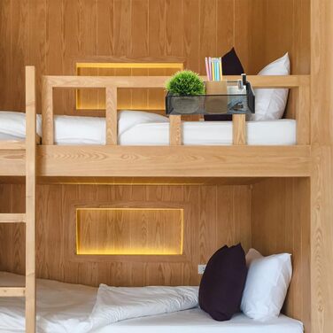 Підвісний кошик для зберігання речей для органайзера біля ліжка з гачками, металевий, чорний, універсальний підвісний кошик для гуртожитку, спальні та офісу, 12x12x9 см, чорний, 27.00x12.00x9.00 см