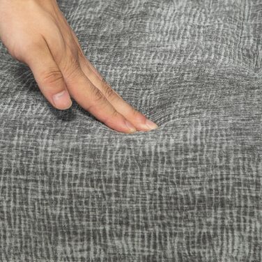 Крісло HOMCOM для вітальні, крісло для відпочинку зі сталевими ніжками, крісло для читання з лляним виглядом, м&39яке крісло для спальні темно-сірого кольору