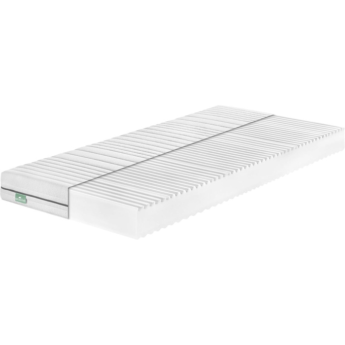 Матрац Mattress Hero Wellness Ергономічний 7-зонний матрац з холодної піни Рівень жорсткості 3 (H3) 80-100 кг Сертифіковано Oeko-Tex Висота 18 см 90 x 200 см, рівень жорсткості 3