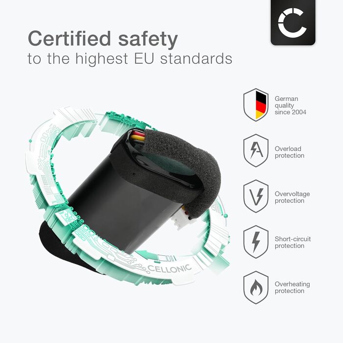 Акумулятор для динаміка, сумісний з Bang & Olufsen BeoPlay A1 (3400 мАг, 7,4 В), замінний акумулятор C129D3