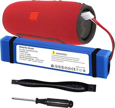 Акумулятор для JBL Xtreme, 19000 мАг високої ємності GSP0931134 Замінний акумулятор для JBL Xtreme, Xtreme 1, колонок JBL Extreme, акумулятора для музичної скриньки, акумулятора для саундбокса, замінного акумулятора для динаміка