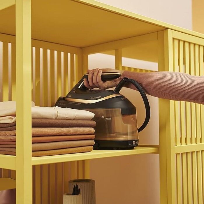 Парова прасувальна станція Philips PerfectCare 6000 - 2400 Вт, паровий удар 600 г, 8 бар, технологія OptimalTEMP, резервуар для во