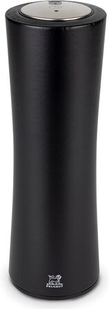 Електричний штопор Peugeot Elis Reverse 21 см, чорний I акумуляторний, електричний винний штопор з PEFC Бук I Набір відкривачів для вина з різаком для капсул і зарядним кабелем I Аксесуари для вина