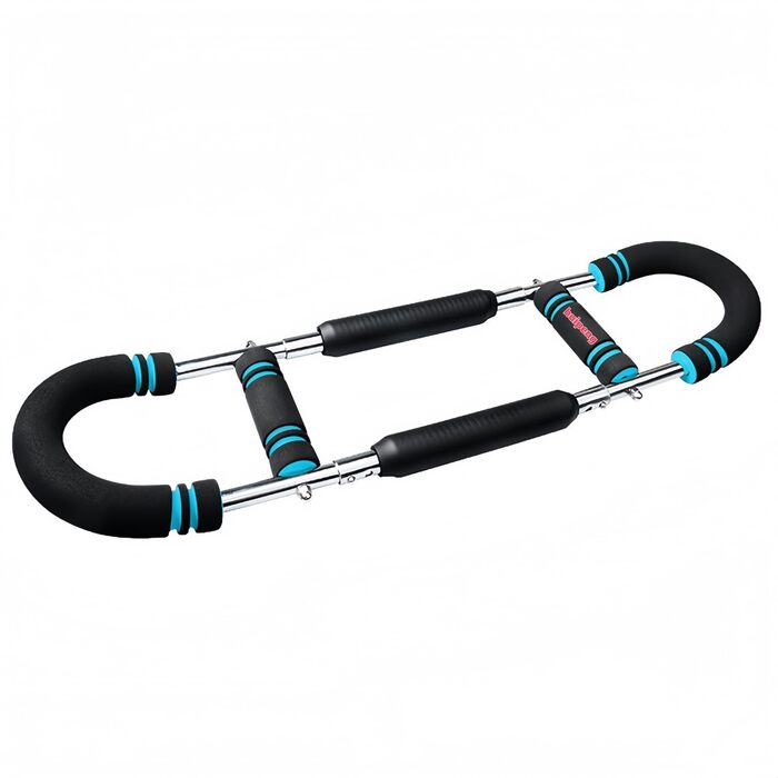 Тренажер для рук, гнучка штанга, U-подібний еспандер для грудей та рук, регульований твістер-тренажер для рук, гриф для м&39язів грудей, плечей, передпліччя, біцепсів та рук, формує ідеальне тіло. 50 кг, синій