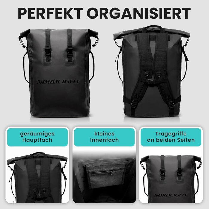 Л - рюкзак на колесах з м'яким ременем, водонепроникна сумка для водних видів спорту, велосипедний рюкзак, кур'єрський рюкзак, тре