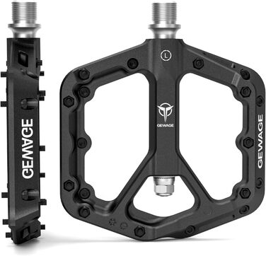 Педалі GEWAGE MTB з нейлоновою платформою, чорний