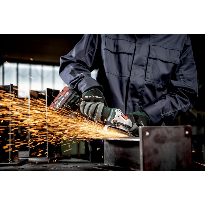 Акумуляторна кутова шліфувальна машина Metabo W 18 LT BL 11-125 - 613052840 - 18 В - Шліфувальна машина з потужним безщітковим дви