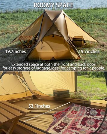 Намет-рюкзак MC TOMOUNT, надлегкий нейлоновий, для 1-2 осіб