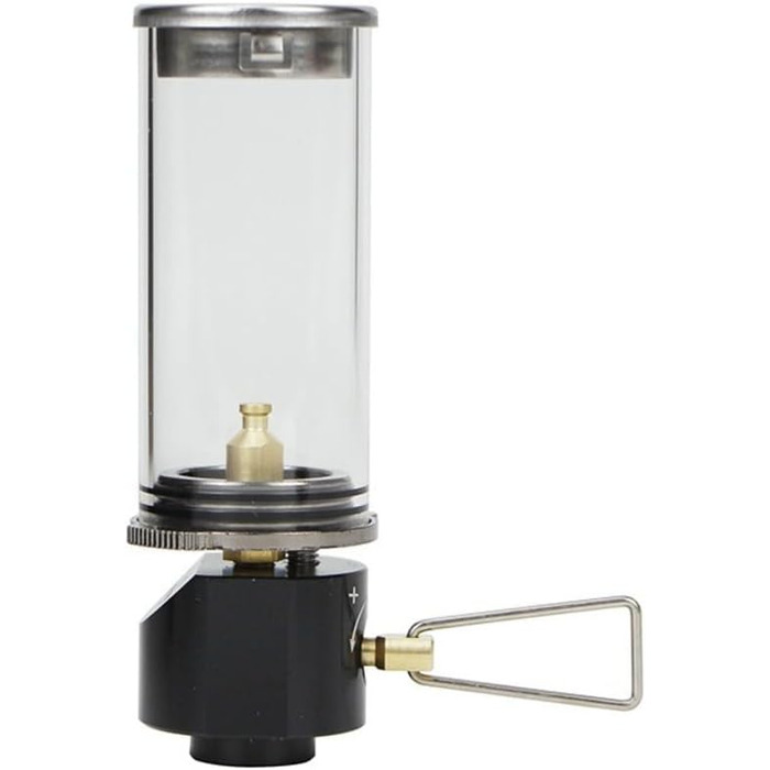 Ліхтар, паливні ліхтарі, газовий ліхтар для міні-кемпінгового ліхтаря, термостійке скло, чорний газовий ліхтар