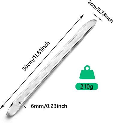 Важелі для велосипедних шин, важіль для шин 30 см, шиномонтажний пристрій із високоміцної сталі, інструмент для монтажу шин для мотоциклів, велосипедів, автомобілів, скутерів, 3