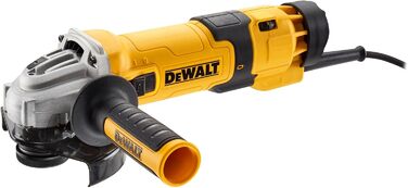 Кутова шліфувальна машина Dewalt 125 мм DWE4257 (1500 Вт, обмотка двигуна захищена епоксидною смолою, захист від повторного запуск