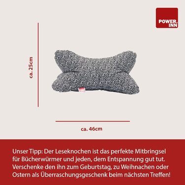 Подушка для читання Подушка для шиї - Подушка для читання 44 x 23 см (Бавовна, Синій) Синій Бавовна