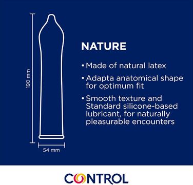 Еластичні презервативи з натурального латексу CONTROL NATURE - 144 шт.