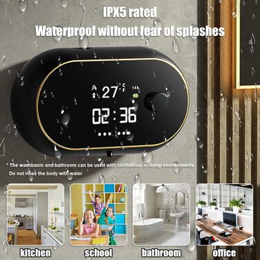 Автоматичний дозатор мила настінний, електричний насос для ручного мила, що перезаряджається від USB, з ІЧ-датчиком, розумний елек