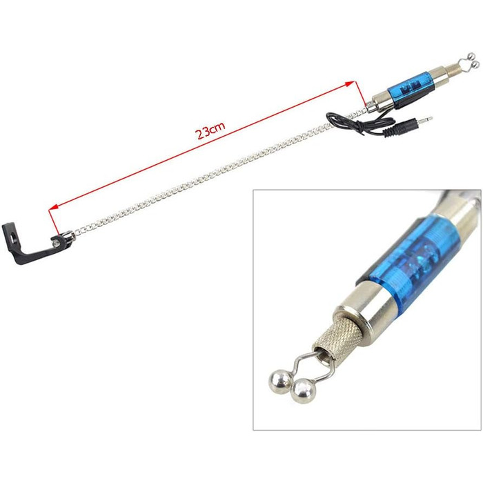 Індикатор клювання та світлодіодний комплект для свінгерів Сині світлодіодні індикатори сигналізації про риболовлю B1137