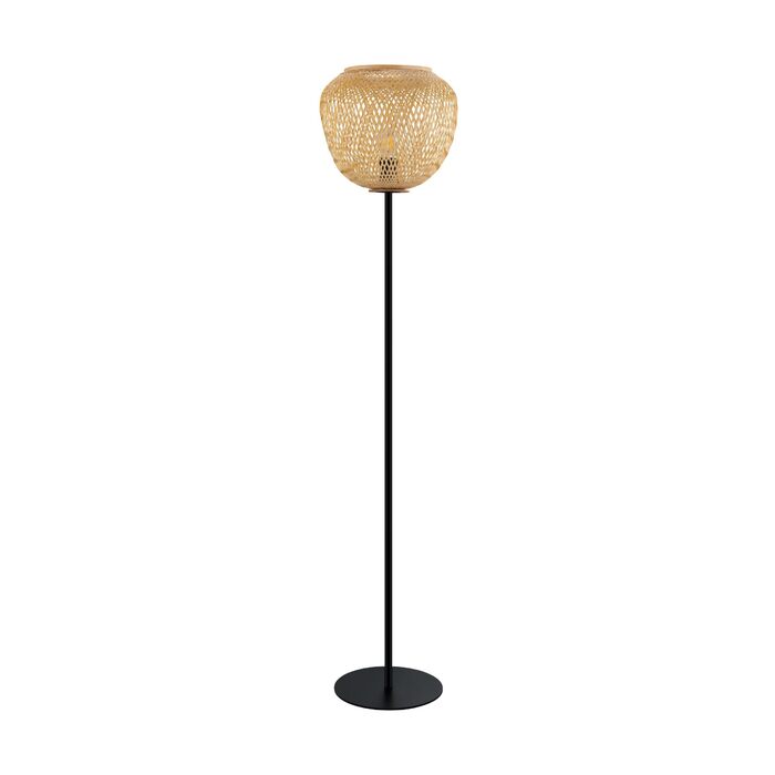Підлоговий світильник EGLO Dembleby, 1 лампа, стиль вінтаж та бохо