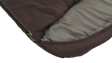 Спальний мішок Outwell Campion Lux Double/-1°C Brown Left (230370)