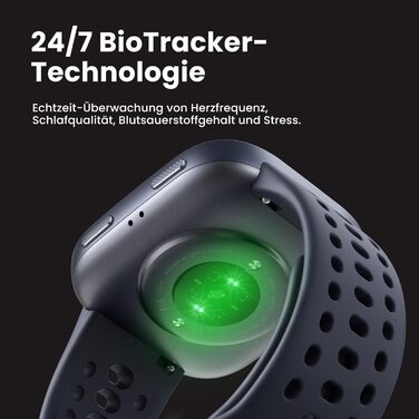 Розумний годинник Amazfit Bip 6 46 мм, 14-денний час роботи від батареї, 1.97-дюймовий AMOLED, GPS та безкоштовні карти, штучний інтелект, функція Bluetooth-дзвінків та текстових повідомлень, здоров&39я, фітнес-трекер сну, понад 140 режимів тренувань, 5 а