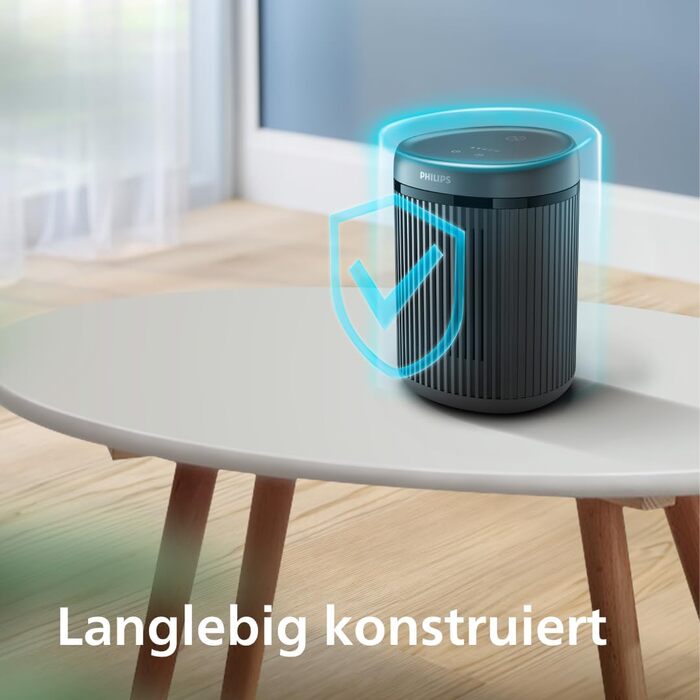 Енергоефективний тепловентилятор Philips серії 2000 потужністю 1500 Вт, до 25 економії енергії, безшумний 24 дБ(А), 5 режимів, 5 ф