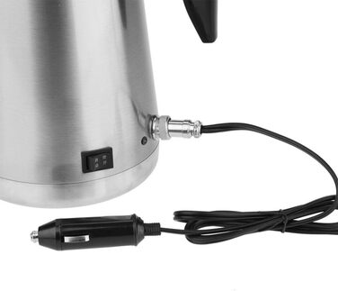 Портативний 1300 мл великої ємності 12/24 В автомобільний чайник вантажівка чайник водонагрівач пляшка для подорожей, приготування