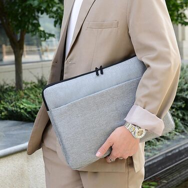 Сумка для ноутбука 11 12 13 14 15 16 дюймів Міцна та легка сумка для ноутбука 15 -16 дюймів Сірий