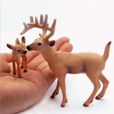Набір фігурок тварин Frgasgds, 6 шт., колекція оленів