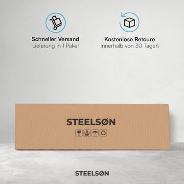 Тент STEELSØN Kestria для балкона/дахової тераси/саду 200x150 см Тент зі складними кронштейнами, непрозорий та водонепроникний Вулична рулонна штора з ручкою виготовлена з пластикової тканини Сонцезахисний тент з настінним кронштейном, антрацит