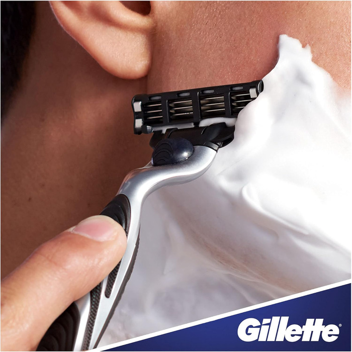 Леза для бритви Gillette Mach3, 12 змінних лез для мокрих бритв чоловічі з 3-кратним лезом (8 шт. (2 упаковки))