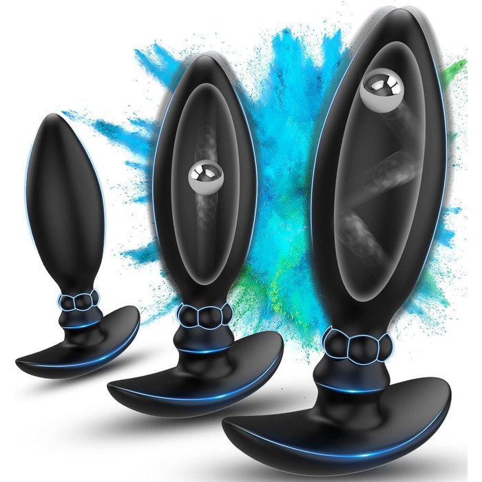 Набір з 3 анальних плагів yewuzer, для чоловіків і жінок