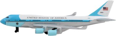 Одинарний літак Herpa Air Force One, мала масштабна модель літака, іграшкова мініатюрна модель з металу та пластику - для дітей віком від 3 років