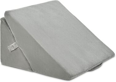 Клиноподібна подушка GOPLUS для ліжка, подушка для читання, подушка у формі книги для відпочинку, чохол з піни з ефектом пам&39яті, що прається, подушка для ніг, подушка для спини, ергономічна з ручкою, подушка для ніг, розслаблююча подушка для дивана та 