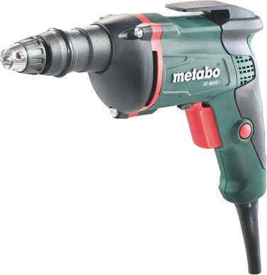 Шуруповерт для гіпсокартону Metabo SE 4000 (620045000) Картонна коробка, макс. М'який крутний момент 9 Нм, Частота обертання на хо