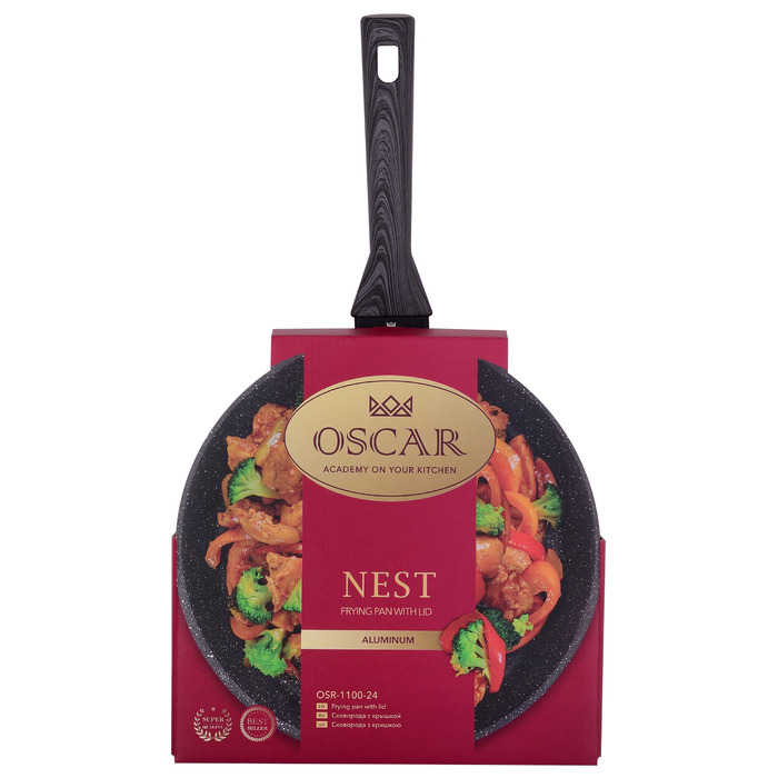Сковорода з кришкою Oscar Nest, 28 см (6683340)