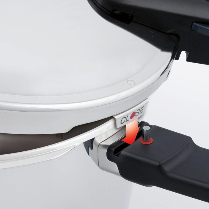 Скороварка (6 л, Ø 22 см) Скороварка з нержавіючої сталі, 2 рівні приготування - Індукційна скороварка одинарна