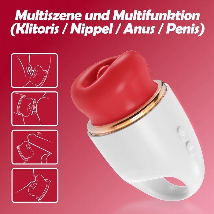 Вібратор на присосці, секс-іграшка для жінок, вібратор для клітора з 10 режимами облизування та вібрації, набір вібраторів 3-в-1 для жінок, багатофункціональний стимулятор клітора, м&39яка секс-іграшка для пар