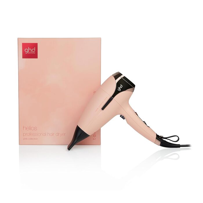 Фен ghd helios Pink Peach, професійний фен з безщітковим двигуном та іонною технологією