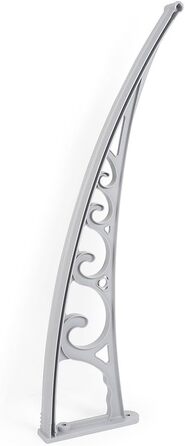 Вхідний навіс, дах, тент з полікарбонату, міцний, дах, захист від дощу та ультрафіолетового випромінювання, шатер (60 x 100 см (білий) 60*100 см (білий)