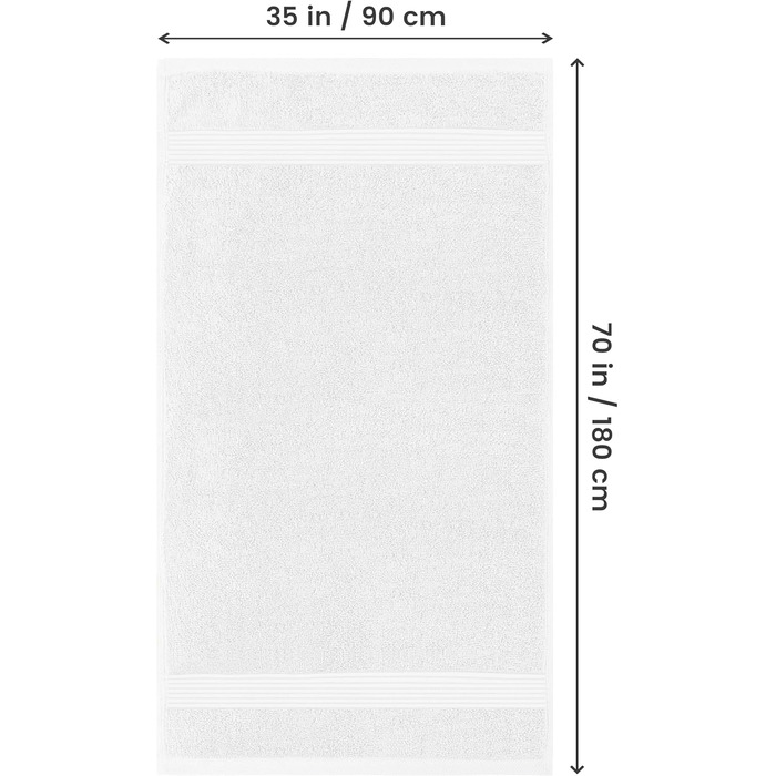 Великий банний рушник з вішалкою - 100 гребінчаста бавовна кільцевого прядіння, дуже поглинаючі великі банні рушники 90 х 180 см,