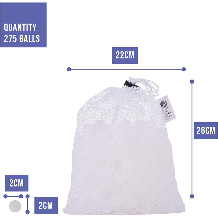 Кулінарних кульок преміум-класу Sous Vide 20 мм, кульки Sous Vide з сітчастим мішком - багаторазові та 100 без BPA - водяна баня, Anova Joule, контейнер Sous Vide, 275