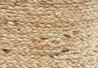 Підлоговий стілець Kobolo Pouf - Flow - виготовлений з морської трави з бавовняним наповнювачем