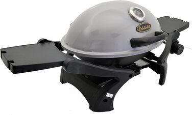 Газовий гриль для кемпінгу Crosby I Преміум. Компактний та мобільний газовий гриль для ідеального барбекю. Сірий колір