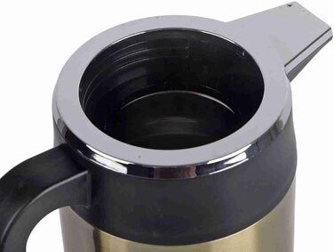 Електричний чайник Qiilu чайник 24V для вантажівки, 1000 ML автомобільний дорожній чайник з нержавіючої сталі чашка швидкого закип