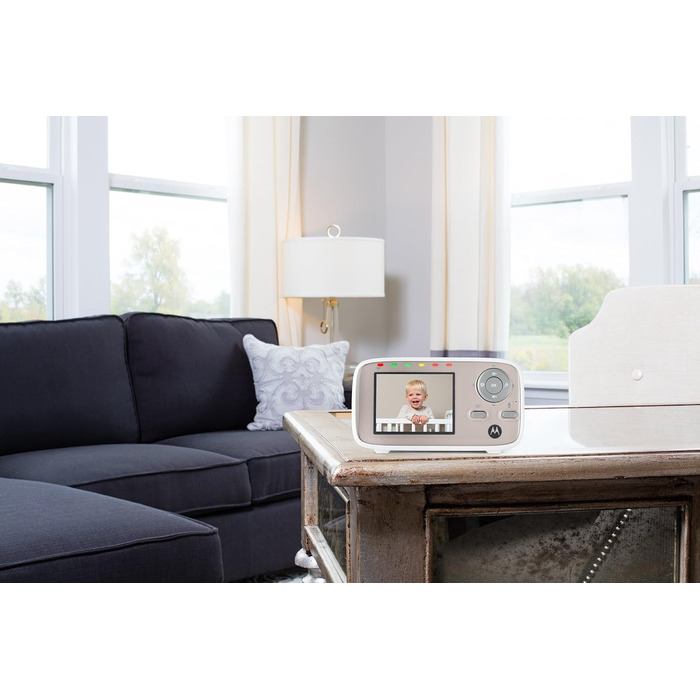 Відеоняня WLAN, камера спостереження за дитиною з кольоровим дисплеєм 2,8 дюйма, радіус дії 300 метрів, 667 Connect