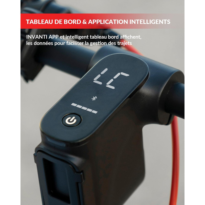 Електросамокат з допуском до дорожнього руху, електросамокат INVANTI E30, запас ходу 32 км, електросамокат для дорослих із задніми амортизаторами, електросамокат вантажопідйомністю 120 кг, складний електросамокат із застосунком та поворотниками, сірий